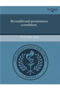 Biconditional Prominence Correlation