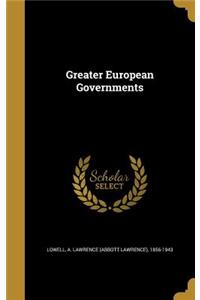 Greater European Governments