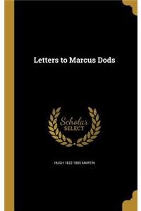 Letters to Marcus Dods