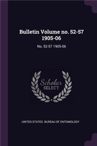 Bulletin Volume No. 52-57 1905-06