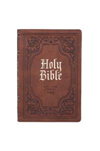 KJV Bible Thinline Brown