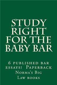 Study Right For The Baby Bar