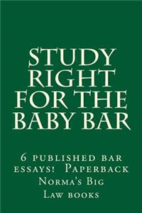 Study Right For The Baby Bar