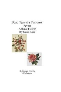 Bead Tapestry Patterns Peyote Antique Flower By Gone Rose