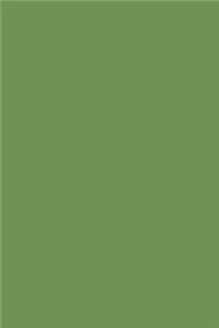 Journal Pine Green Color Simple Plain Pine Green