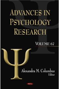 Advances in Psychology Research