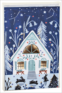 Cozy Winter Cabin, Big Notecard Set