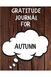 Autumn's Gratitude Journal