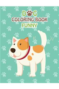 Dog Coloring Book Funny