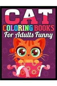 Cat Coloring Books for adults Funny
