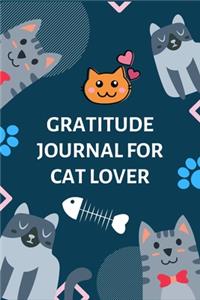 Gratitude Journal for Cat Lover