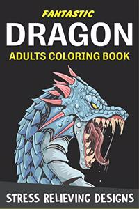 Fantastic Dragon Adults Coloring Book Stress Relieving Designs