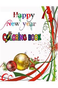 Happy New Year Coloring Book