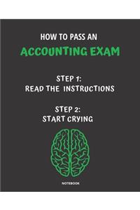 Notebook How to Pass an Accounting Exam