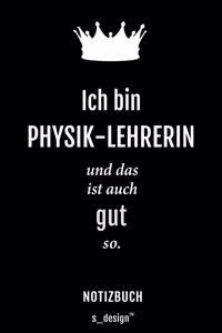 Notizbuch für Physik-Lehrer / Physik-Lehrerin