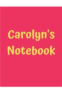 Carolyn's Notebook