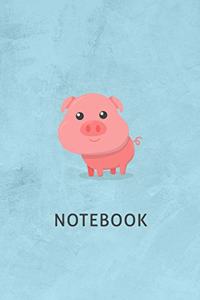 Cute Pig Animal Notebook Birthday Gift
