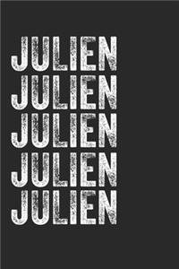 Name JULIEN Journal Customized Gift For JULIEN A beautiful personalized