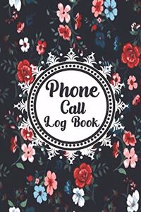 Phone Call Log Book