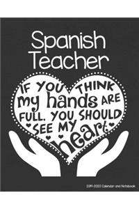 Spanish Teacher 2019-2020 Calendar and Notebook