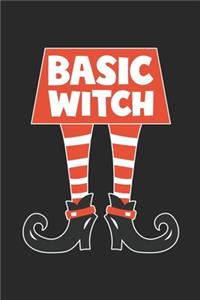 Funny Halloween Notebook - Basic Witch Wirting Journal - Cute Halloween Gift - Halloween Themed Witch Diary