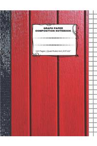 Graph Paper Composition Notebook