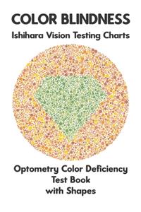 Color Blindness Ishihara Vision Testing Charts Optometry Color Deficiency Test Book With Shapes