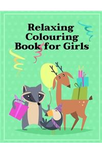 Relaxing Colouring Book for Girls