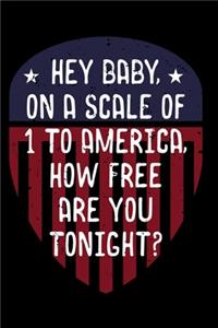 Hey Baby On A Scale of 1 To America How Free Are You Tonight?