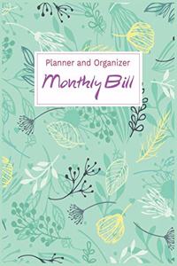 2020 Monthly Bill Planner and Organizer (Volume 6)