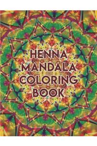 Henna Mandala Coloring Book