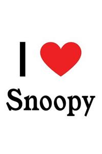 I Love Snoopy: Snoopy Designer Notebook