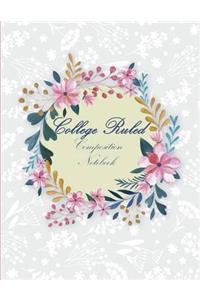 College Ruled Composition Notebook