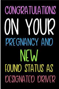 Congratulations on Your Pregnancy and New Found Status as Designated Driver