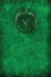 Monogram Y Blank Book