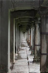 Hallway at Angkor Wat - Blank Notebook