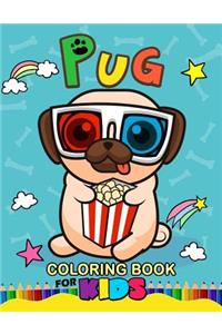Pug Coloring Book for Kids