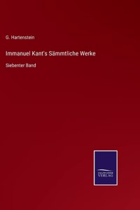 Immanuel Kant's Sämmtliche Werke
