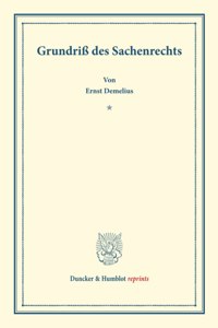 Grundriss Des Sachenrechts