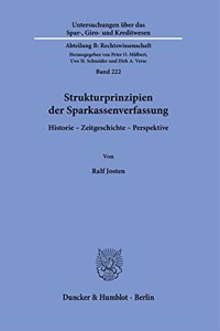 Strukturprinzipien Der Sparkassenverfassung