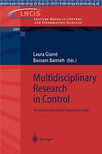 Multidisciplinary Research in Control