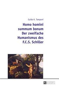Homo Homini Summum Bonum- Der Zweifache Humanismus Des F.C.S. Schiller