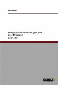 Erfolgsfaktoren von name your own price-Strategien