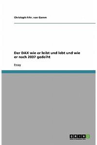Der DAX wie er leibt und lebt und wie er nach 2007 gedeiht