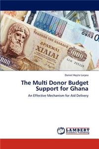 Multi Donor Budget Support for Ghana