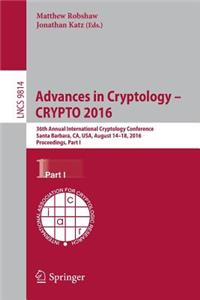 Advances in Cryptology – CRYPTO 2016