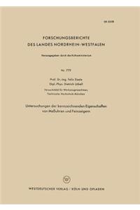 Untersuchungen Der Kennzeichnenden Eigenschaften Von Meßuhren Und Feinzeigern