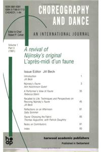 A Revival of Nijinsky's Original l'Apres-MIDI d'Un Faune