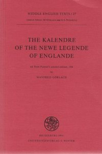Kalendre of the Newe Legende of Englande