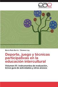 Deporte, juego y técnicas participativas en la educación intercultural